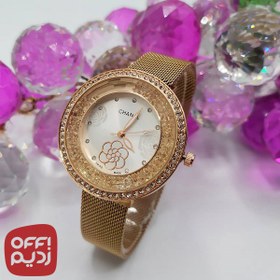 تصویر ساعت زنانه چنل طلایی لاکچری CHANEL WOMEN WATCH