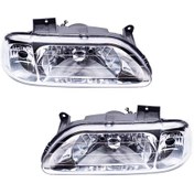 تصویر چراغ جلو پراید 131 فن آوران موتوردار (چپ و راست) 