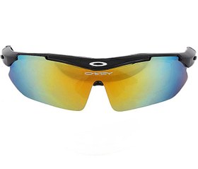 تصویر عینک طبی خور دوچرخه سواری 5 لنز طرح اوکلی OAKLEY 