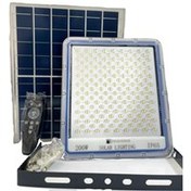 تصویر پروژکتور خورشیدی 200 وات پنل جدا Solar spotlight (200watts)