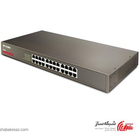 تصویر سوئیچ 24 پورت آی پی کام IP-COM F1024 IP-COM Switch 24 Port Fast Ethernet F1024