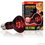 تصویر لامپ مادون قرمز حرارتی متمرکز حرفه ای اگزو ترا مخصوص خزندگان EXO TERRA 75w 