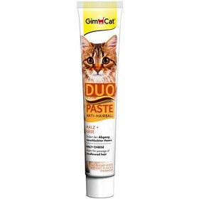 تصویر مالت گربه جیم کت مدل Duo Paste Anti Hairball طعم پنیر وزن ۵۰ گرم Gimcat Duo Paste Anti Hairball Cheese Flavour 50g