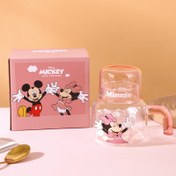 تصویر ست پارچ و لیوان پیرکس دیزنی طرح Minnie Mouse — شفاف، فانتزی و اورجینال (مینی موس) 