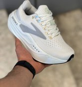 تصویر کتانی مکس بروکس گلیسیرین سایز ۳۶ تا ۴۵ رنگ سفید صورتی 