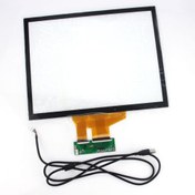 تصویر پنل تاچ اسکرین خازنی 10.1 اینچ 10.1" Touch Screen Capacitive Panel with Board