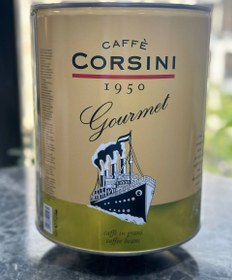 تصویر سیلندر 3 کیلویی دانه قهوه کورسینی - لاین گورمت 3KG Cylinder Corsini Coffee bean - Gourmet