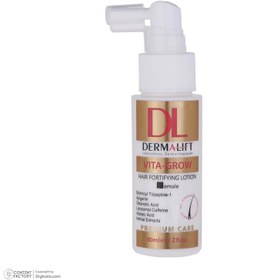تصویر لوسیون تقویت کننده مو سر بانوان درمالیفت مدل Vita Grow حجم ۶۰ میلی لیتر 