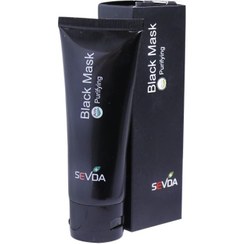 تصویر ماسک صورت زغال سودا 75 میلی لیتر Sevda Black Mask purifying 75 ml