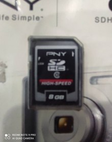 تصویر کارت حافظه SD HC Card PNY 8GB 