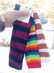 تصویر مجموعه دو جفتی جوراب ساق بلند زیر زانو 