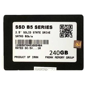 تصویر حافظه SSD اینترنال 240 گیگابایت FDK B5 SERIES FDK B5 SEREIS 240GB 2.5 inch SSD