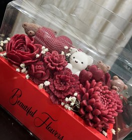 تصویر باکس گل ولنتاینی Valentine's Day Flower Box