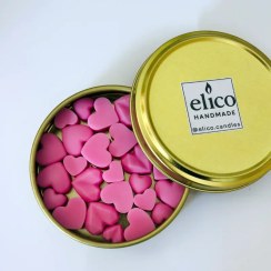 تصویر وکس ملت قلبی صورتی با رایحه ادکلنی 