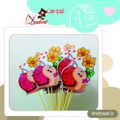 تصویر گیفت شاخه ای حروف الفبا 