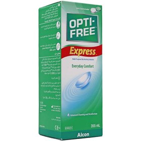 تصویر محلول شستشوی لنز اپتی فری اکسپرس آلکن 120 میلی لیتر ا Alcon Opti Free Express 120 ml Alcon Opti Free Express 120 ml