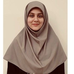 تصویر مقنعه ساده کرپ سایز ۱۰۰ 