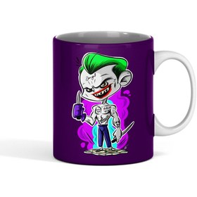 تصویر ماگ سرامیکی طرح جوکر کد 26 Joker mug code 26