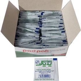 تصویر پد الکلی پد پاک مدل DH5 بسته 100 عددی 