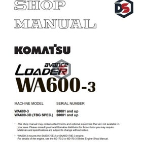 تصویر SHOPMANUAL کوماتسو WA600-3 