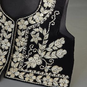 تصویر سخمه جواهردوزی تمام نقره ای نگار کد 1248 