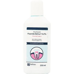 تصویر محلول دهانشویه فلوراید سدیم 0.2 درصد بهسا Fluoride Sodium Mouthwash 0.2% Behsa