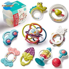 تصویر جغجغه دندانی ۸ عددی 