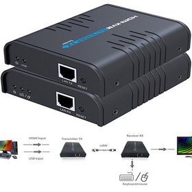 تصویر اکستندر HDMI لنکنگ مدل Lenkeng HDMI Extender LKV373POE-RX 