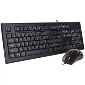 تصویر کیبورد و ماوس ای فورتک مدل KR-8570FXS ا A4TECH KR-8570FXS Wired Keyboard and Mouse A4TECH KR-8570FXS Wired Keyboard and Mouse