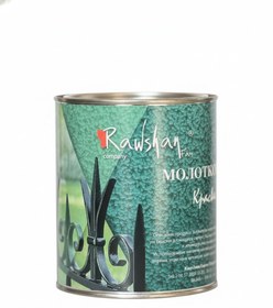 تصویر رنگ چکشی سریع خشک مشکی مخصوص قطعات صنعتی یک لیتری 