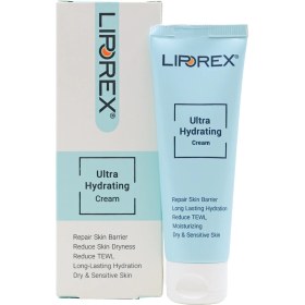 تصویر کرم آبرسان پوست خشک و حساس لیپورکس 50 میلی لیتر Liporex Ultra Hydrating Cream Sensitive Skin50 ml