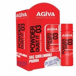 تصویر پودر حالت دهنده مو آگیوا 03 رنگ قرمز AGIVA AGIVA POWDER DUSTIT 03