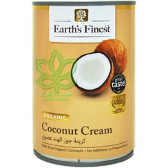 تصویر کرم نارگیل ارگانیک 400 میل - earth finest 