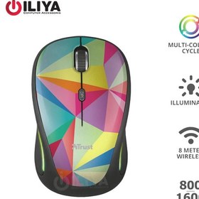 تصویر ماوس بی سیم تراست مدل YVI FX Trust Yvi FX Wireless Mouse