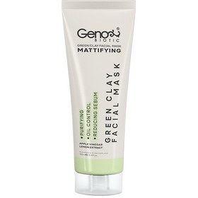 تصویر ماسک خاک رس سبز حجم 100 میل ژنو بایوتیک Geno Green Clay Mask, 100ml