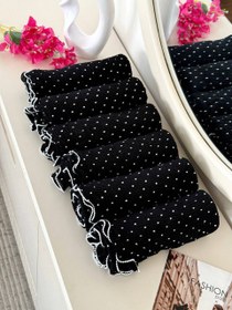 تصویر شال مشکی جیوه ای - مشکی 