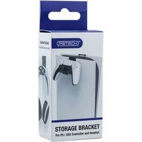 تصویر هولدر دسته و هدست پلی استیشن 5 PS5 Storage Bracket PS5 Storage Bracket