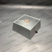 تصویر پایه ثابت چراغ دار مربع 