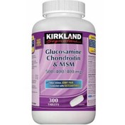 تصویر قرص تقویتی مفاصل گلوکوزامین کندرویتین همراه MSM کرکلند(300 عددی) Glucosamine chondroition&msm kirkland