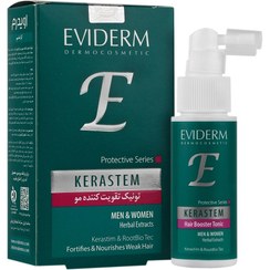 تصویر تونیک تقویت کننده مو کراستم اویدرم(قیمت قدیم) Kerastem Anti hair loss tonic,men &women Eviderm