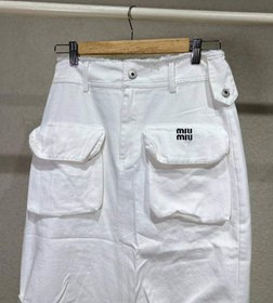 تصویر دامن چاکدار MIU MIU 