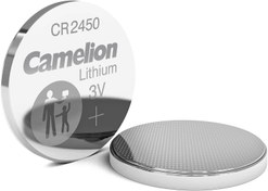 تصویر باتری سکه ای کملیون مدل CR2450 Camelion coin battery model CR2450