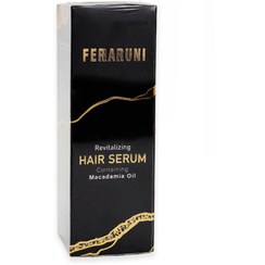 تصویر سرم احیا کننده مو حاوی روغن ماکادمیا Feraruni فرارونی Feraruni Revitalizing Hair Serum Containing Macadamia Oil 80ml