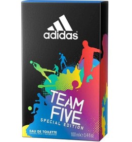 تصویر عطر تیم فایو EDT ۱۰۰ میلی‌لیتر برند Adidas Team Five EDT 100ml