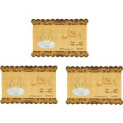 تصویر سکه طلا 18 عیار عادل بسته 3 عددی 0.75 گرمی(3 عدد سکه 0.25 گرمی) 