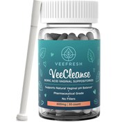 تصویر شیاف واژینال اسید بوریک 30 تایی برند VeeFresh ساخت آمریکا 