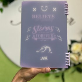 تصویر دفتر کلاسوری ۱۰۰ برگ 