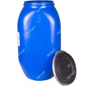 تصویر بشکه ۱۲۰ لیتری کتابی پلی اتیلن آلمانی ا 120 liter barrel made of German polyethylene 120 liter barrel made of German polyethylene