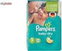 تصویر پوشک پمپرز مدل Baby Dry سایز 5 بسته 39 عددی 