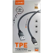 تصویر کابل شارژLDNIO فست شارژ USB-Lightning 